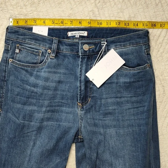 Dear John American Classic Women's Size 28th Medium Wash Denim Blue Jeans - Picture 2 of 12
